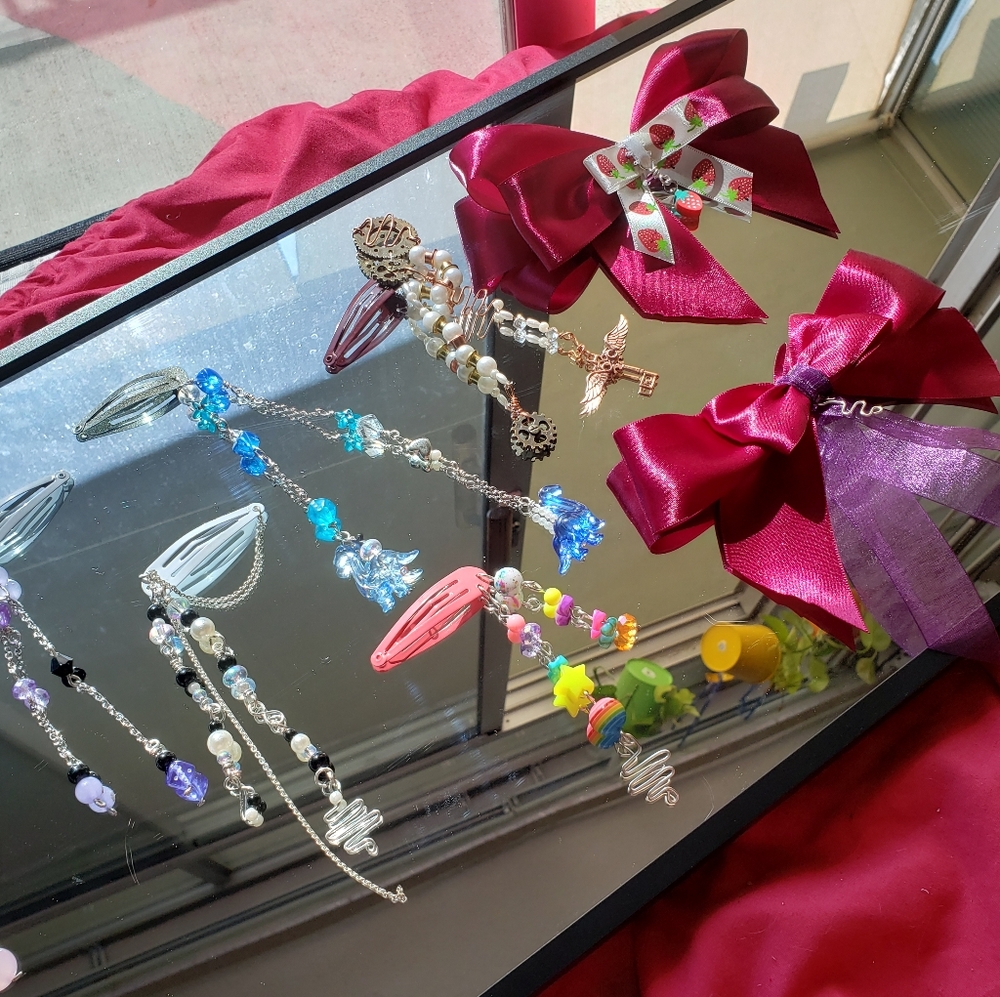 Hair clip jewelry